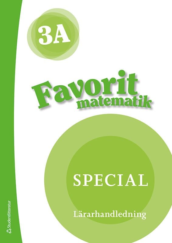 ISBN 9789144152745 Favorit matematik 3A Special Lärarpaket - Tryckt + Digital lärarlicens 36 mån