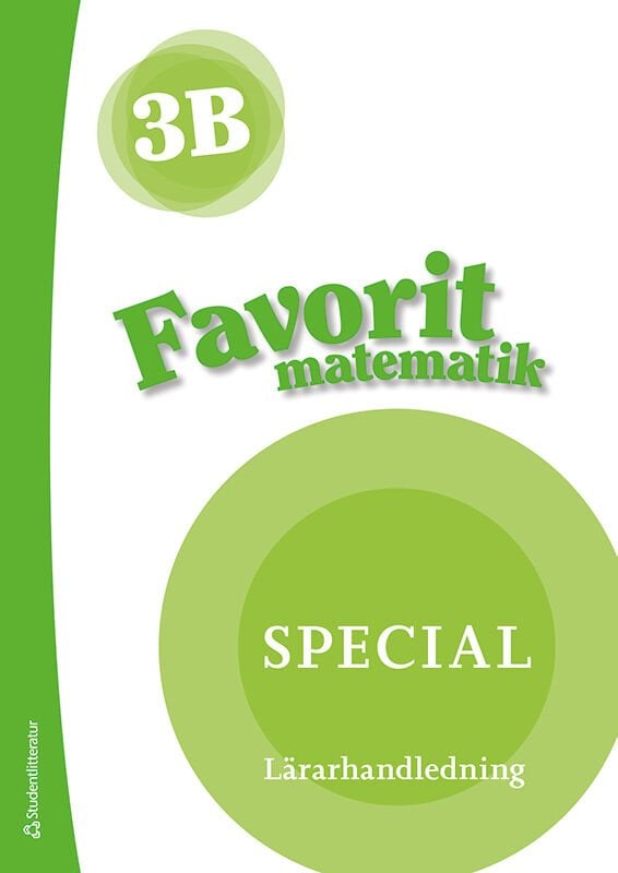 ISBN 9789144152752 Favorit matematik 3B Special Lärarpaket - Tryckt + Digital lärarlicens 36 mån