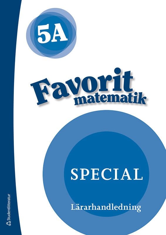 ISBN 9789144152769 Favorit matematik 5A Special Lärarpaket - Tryckt + Digital lärarlicens 36 mån