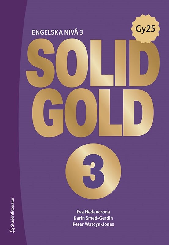 ISBN 9789144160290 Solid Gold 3 Elevpaket - Tryckt bok + Digital elevlicens 36 mån