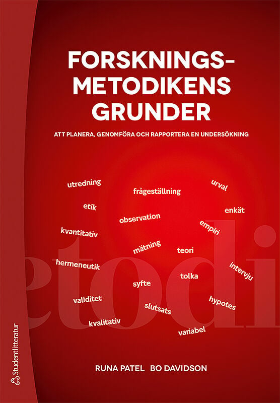 Forskningsmetodikens Grunder - 9789144126050 | Studentlitteratur