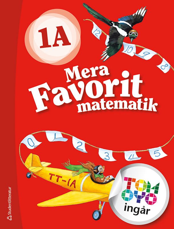 ISBN 9789144166872 Mera Favorit matematik 1A Elevpaket - Tryckt bok + Digital elevlicens 12 mån