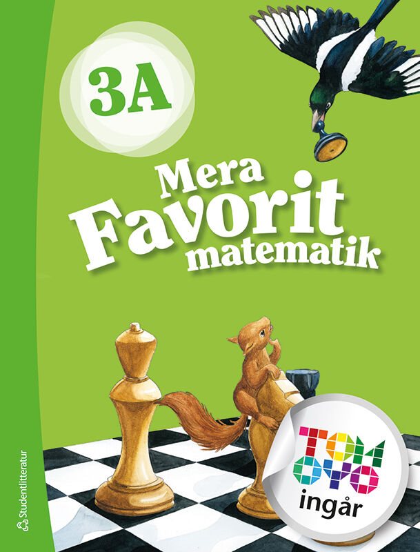 ISBN 9789144166896 Mera Favorit matematik 3A Elevpaket - Tryckt bok + Digital elevlicens 12 mån