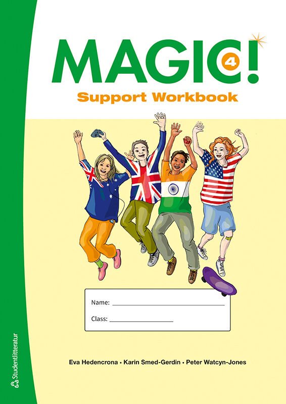 ISBN 9789144167329 Magic! 4 Support Workbook - Tryckt bok + Digital elevlicens 12 mån