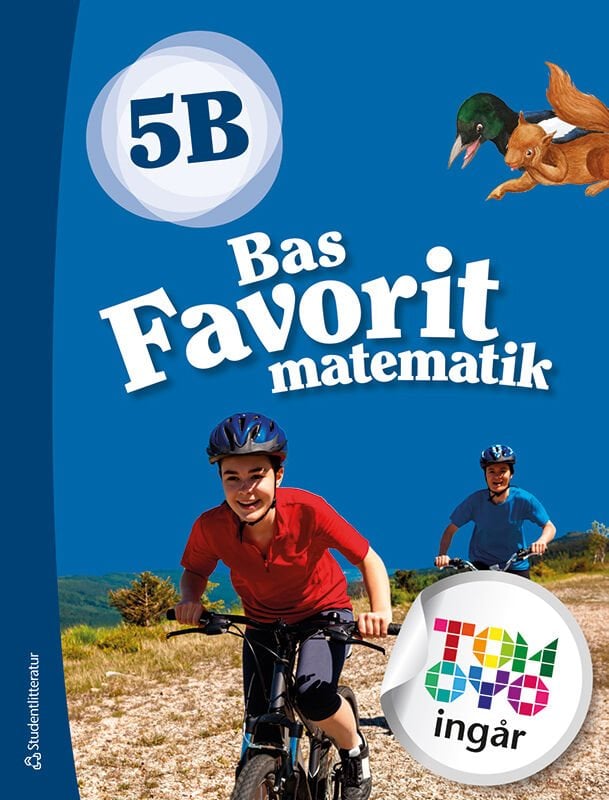 ISBN 9789144174617 Bas Favorit matematik 5B Elevpaket - Tryckt bok + Digital elevlicens 12 mån