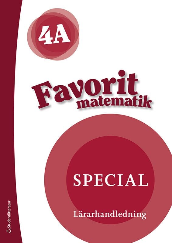 ISBN 9789144174648 Favorit matematik 4A Special Lärarpaket - Tryckt + Digital lärarlicens 36 mån