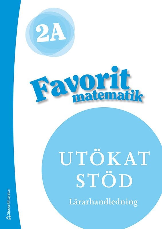 ISBN 9789144174655 Favorit matematik 2A Utökat stöd Lärarpaket - Tryckt + Digitalt 36 mån