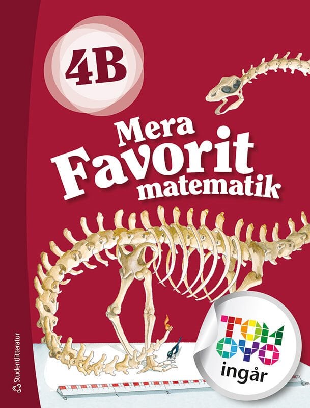 ISBN 9789144174945 Mera Favorit matematik 4B Elevpaket - Tryckt bok + Digital elevlicens 12 mån