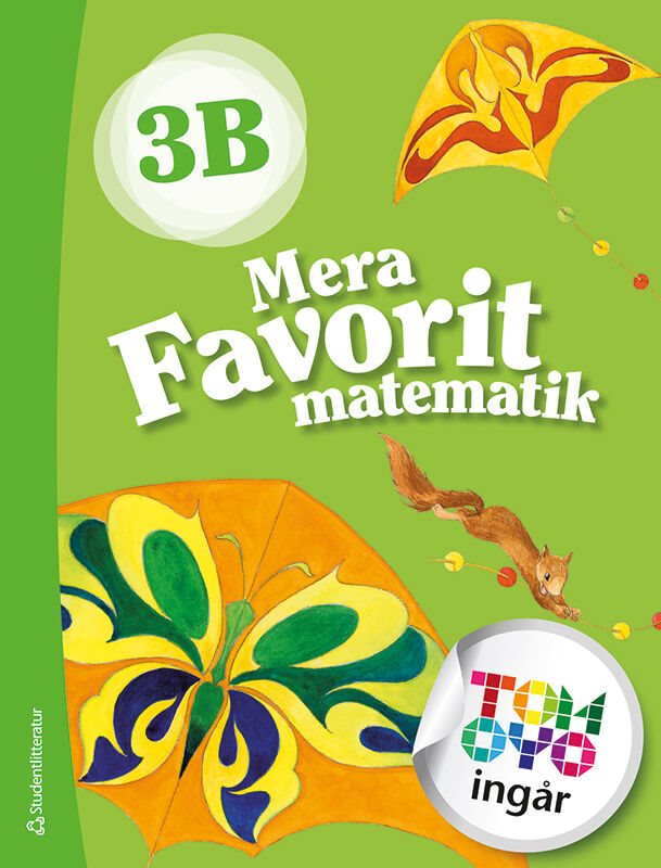 ISBN 9789144175003 Mera Favorit matematik 3B Elevpaket - Tryckt bok + Digital elevlicens 12 mån