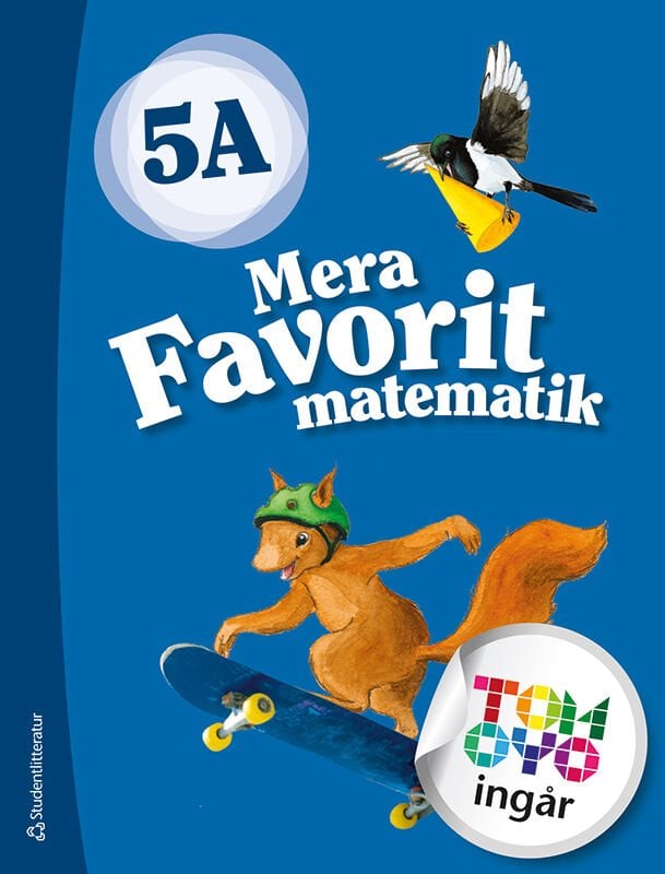 ISBN 9789144175034 Mera Favorit matematik 5A Elevpaket - Tryckt bok + Digital elevlicens 12 mån
