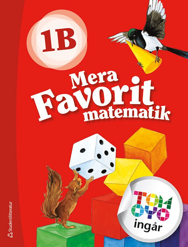 ISBN 9789144176109 Mera Favorit matematik 1B Elevpaket - Tryckt bok + Digital elevlicens 12 mån