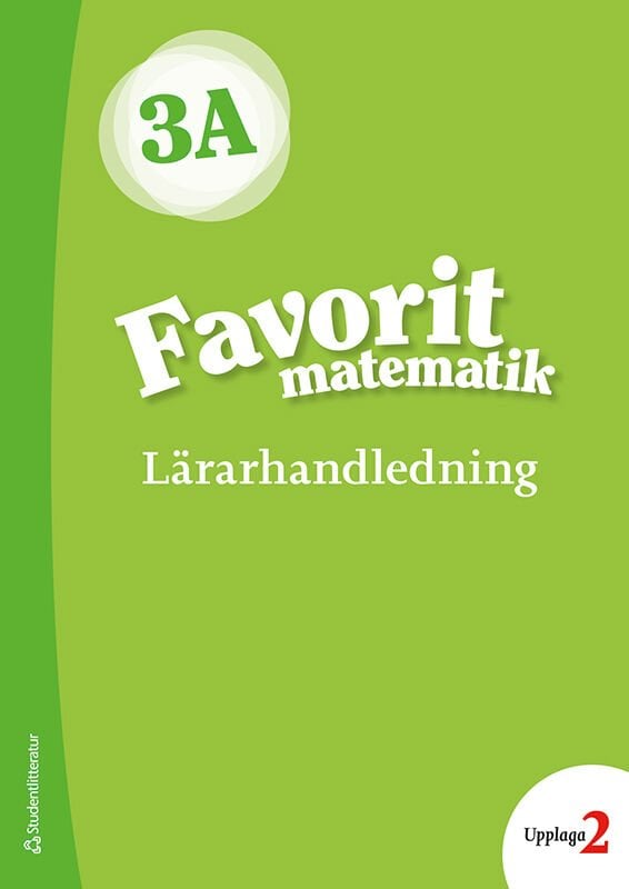 ISBN 9789144176123 Favorit matematik 3A Lärarpaket - Tryckt bok + Digital lärarlicens 36 mån