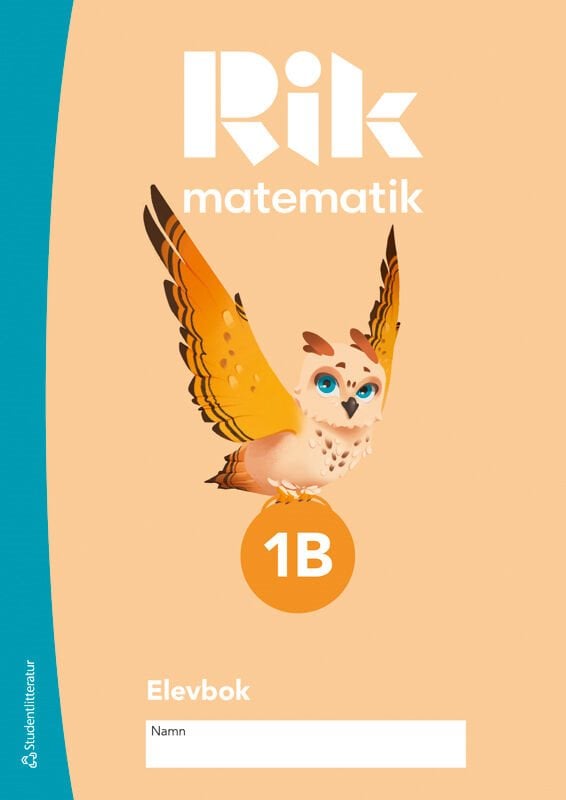 ISBN 9789144180656 Rik matematik 1B Elevpaket - Tryckt bok + Digital elevlicens 12 mån