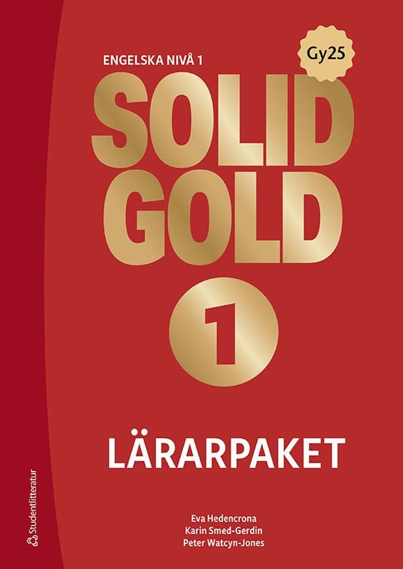 ISBN 9789144191782 Solid Gold 1 Lärarpaket - Tryckt bok + Digital lärarlicens 36 mån