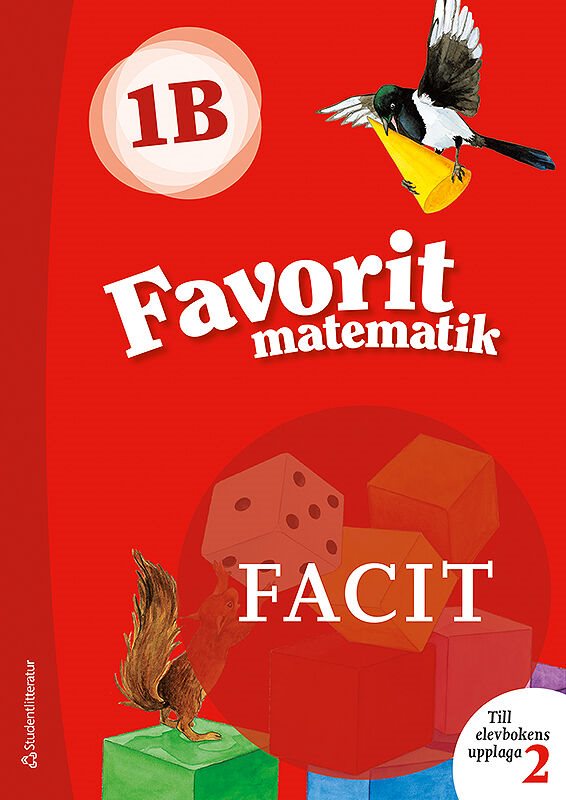 ISBN 9789144128177 Favorit matematik 1B Facit till uppl.2, 5-pack