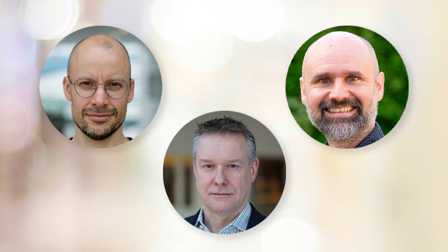 Bild på Håkan Forsberg, Esbjörn Larsson och Andreas Alm Fjellborg