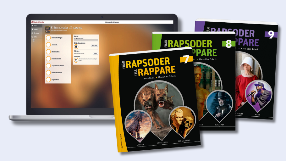 Från rapsoder till rappare 7-9 – med litteraturhistorien som bas