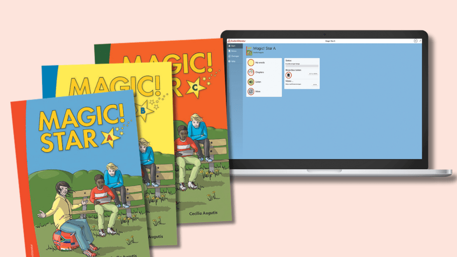 Magic! Star A–C – engelskläromedel för anpassad grundskola med tillhörande digitalt stöd.