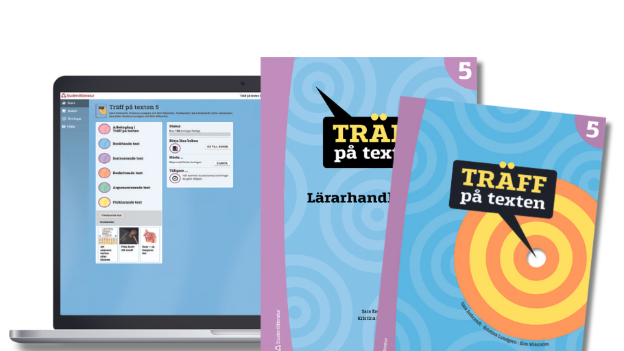 Träff på texten 5 – tryckt och digitalt läromedel