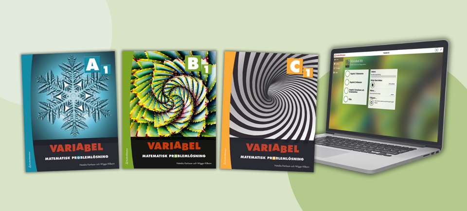 Variabel är ett läromedel för åk 1–9 med utmanande matematisk problemlösning för begåvade elever som vill nå nya nivåer.